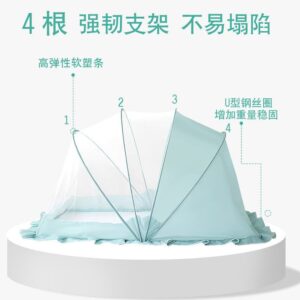 Kelambu Bayi Baby Mosquito Net Cover Adjustable Bed Net Kelambu Nyamuk Lipat 婴儿床蚊帐罩