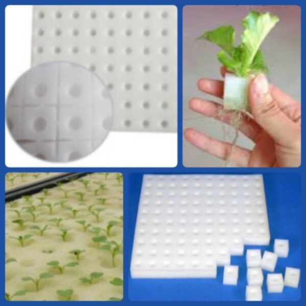 Hydroponic Set Sponge rockwool Hidroponik sponge Span pot system pipe Germination seedling starter kit plant seeds benih - Image 3