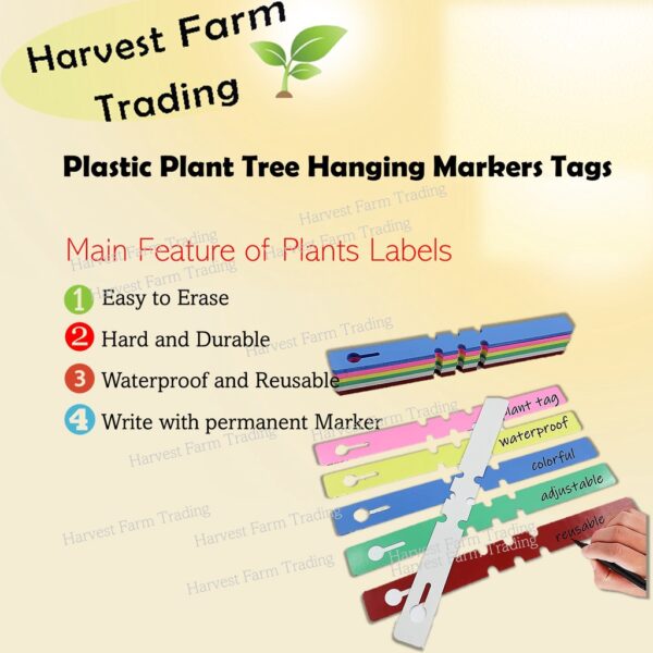 Tagging Pokok 1pcs / Plant Tag / Penanda Pokok / Label Plants / Garden Label Plastic Hanging Waterproof Nursery 植物标签 tag - Image 5