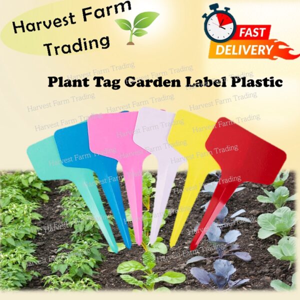 Plant Tag Garden Label 1pcs Plastic Hanging Waterproof Tagging Nursery Pot Marker Thicker Quality PVC Name Tag Garden