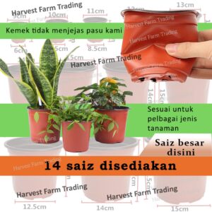Disposable Pot Plant Nursery Pots Plastic Flower Seedling Plant 塑料育苗盆花蔬菜 Semaian planters pasu bunga benih murah plastik