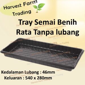 Tray Rata seedling tray semaian benih bekas semaian biji benih tapak semaian biji benih nursery 育苗盆 gardening pot seed