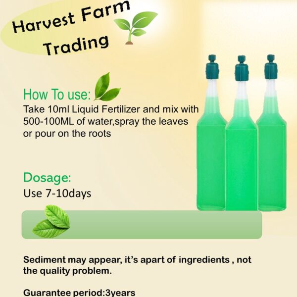 LIQUID FERTILIZER 38ML NUTRIENT SOLUTION NPK 1:2:1 CONCENTRATED PLANT NUTRITION FOR FLOWER baja cecair air pekat 肥料液体营养液 - 图片 4