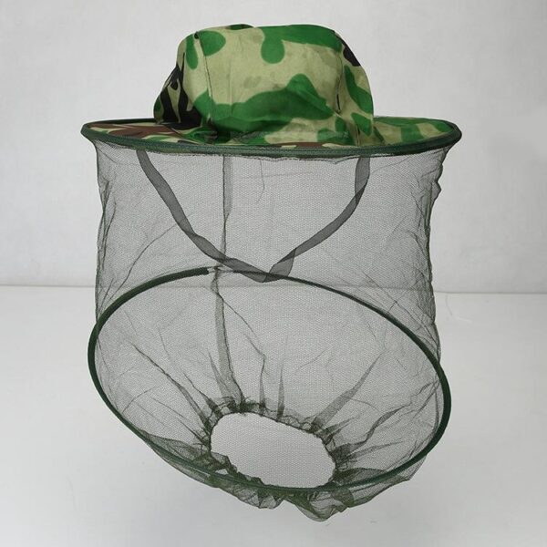 Anti Mosquito Cap Bee Net Topi Anti Nyamuk Lebah Kebun Topi Pelindung Muka topi kebun topi tahan panas garden hat - 图片 4