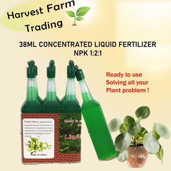LIQUID FERTILIZER 38ML NUTRIENT SOLUTION NPK 1:2:1 CONCENTRATED PLANT NUTRITION FOR FLOWER baja cecair air pekat 肥料液体营养液