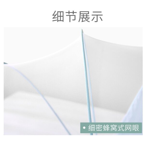 Kelambu Bayi Baby Mosquito Net Cover Adjustable Bed Net Kelambu Nyamuk Lipat 婴儿床蚊帐罩 - Image 6