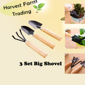 Set Of 3 Mini Garden Plant Tools Gardening Tool Spade Shovel Rake 迷你园艺工具三件套 Garden Plant Tools Gardening Tool set