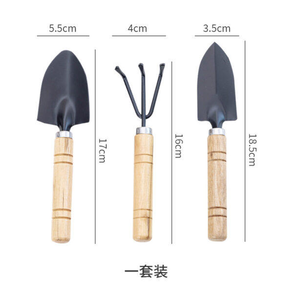 Set Of 3 Mini Garden Plant Tools Gardening Tool Spade Shovel Rake 迷你园艺工具三件套 Garden Plant Tools Gardening Tool set - Image 4