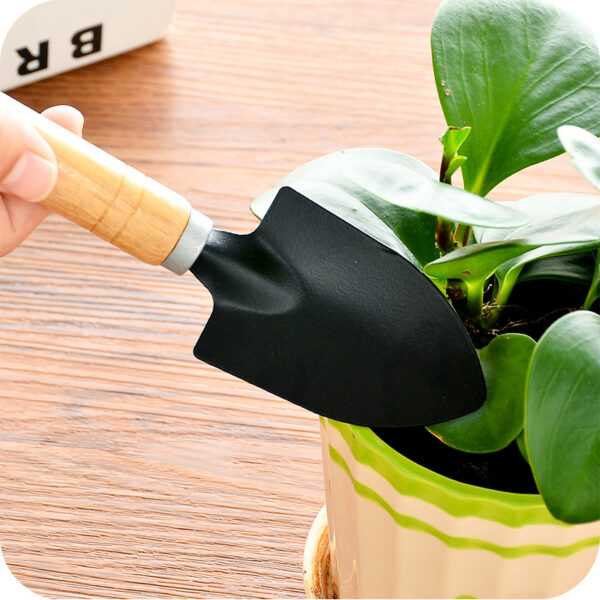 Set Of 3 Mini Garden Plant Tools Gardening Tool Spade Shovel Rake 迷你园艺工具三件套 Garden Plant Tools Gardening Tool set - Image 7