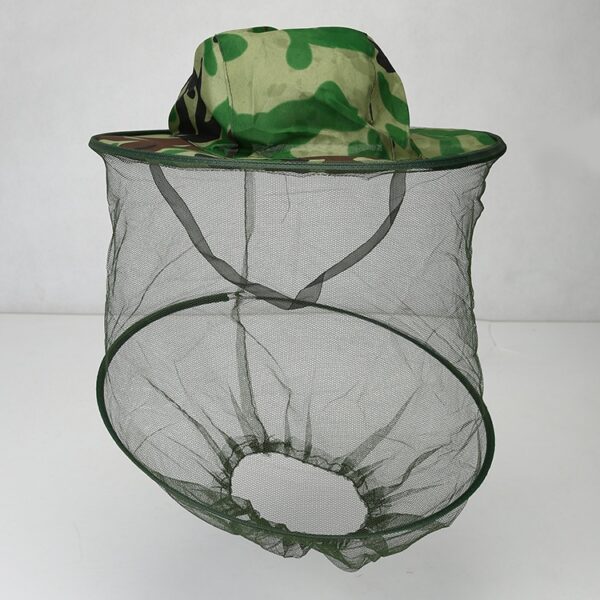 Anti Mosquito Cap Bee Net Topi Anti Nyamuk Lebah Kebun Topi Pelindung Muka 防蚊帽 topi kebun topi tahan panas garden hat - 图片 4
