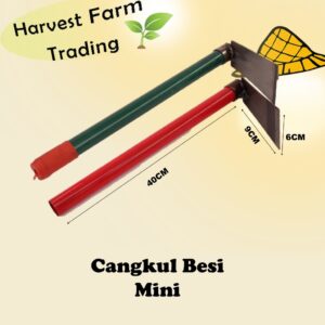 MINI GARDEN HOE WITH IRON HANDLE MINI HOE METAL HOE CANGKUL BESI KECIL CANGKUL TANAMAN 锄头仔 cangkul mini garden