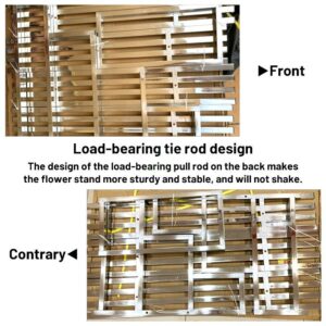 Rak Pasu Bunga Bertingkat 80*20*28 stainless steel flower rack 花盆架子不锈钢花架 flower pot rack Rak pasu outdoor 2 layer 1 tier