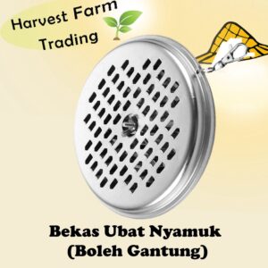 bekas ubat nyamuk lingkaran tempat letak ubat nyamuk gantung Mosquito Coil holder tray container box outdoor 驅蚊香盤 耳夾盒架