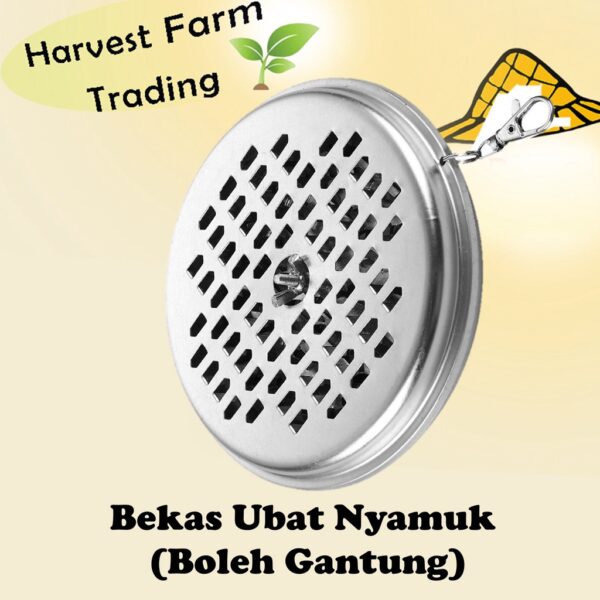 bekas ubat nyamuk lingkaran tempat letak ubat nyamuk gantung Mosquito Coil holder tray container box outdoor 驅蚊香盤 耳夾盒架