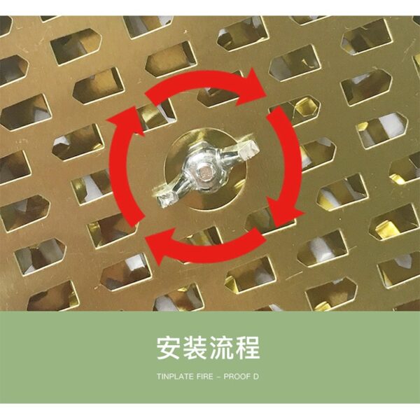 bekas ubat nyamuk lingkaran tempat letak ubat nyamuk gantung Mosquito Coil holder tray container box outdoor 驅蚊香盤 耳夾盒架 - Image 5
