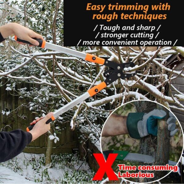 Tree Branch Pruning Cutter  Shears Telescopic Expandable  Blade Wood Cutter Secateurs Home Gardening Plant Lopper Cutter - Image 8